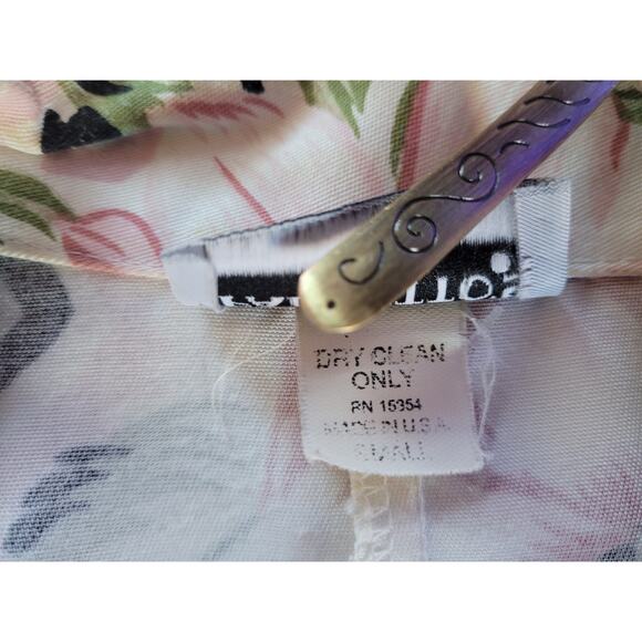 Vintage Floral Blazer - Pink and Black - Picture 6 of 9